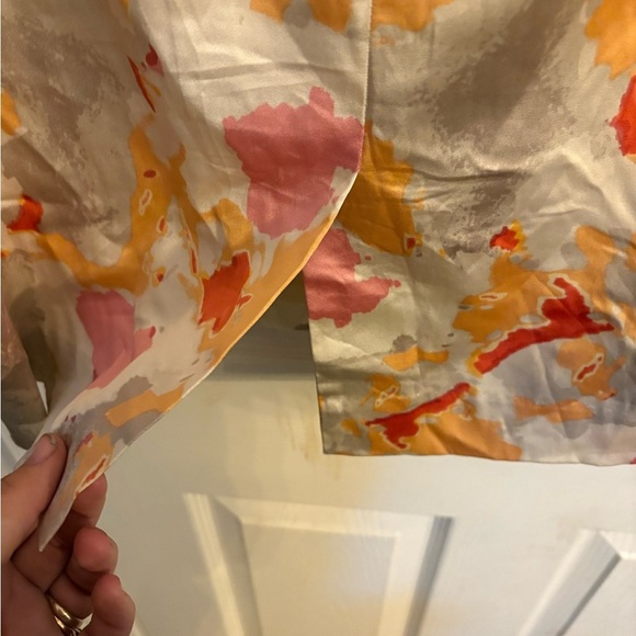 Ann Taylor Silk Floral Midi Skirt - Multicolor women’s 14 - Picture 6 of 11